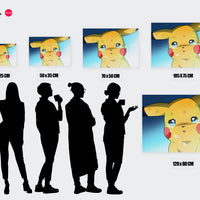 Tableau Pokemon Pikachu Pleurant Tristement