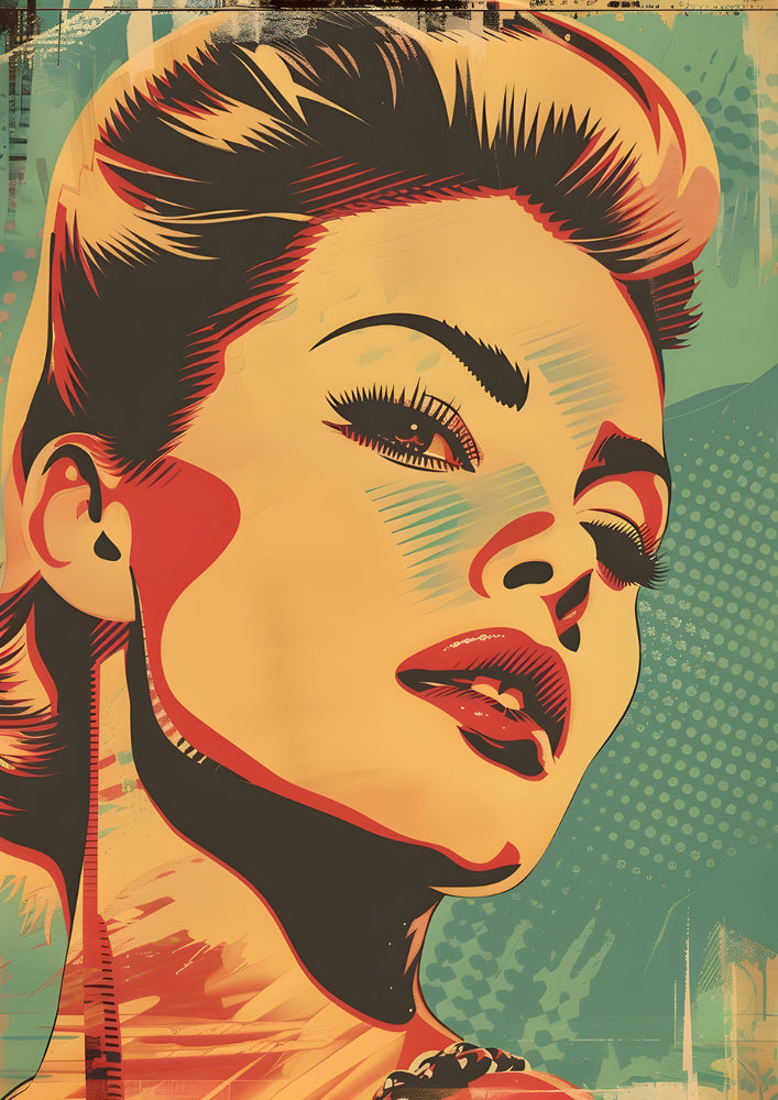 Tableau Femme Popart Moderne