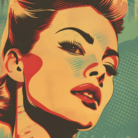 Tableau Femme Popart Moderne