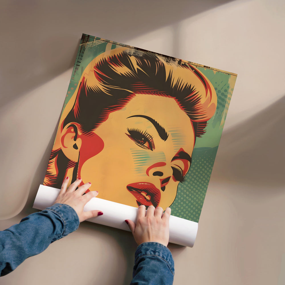 Tableau Femme Popart Moderne