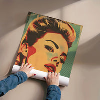 Tableau Femme Popart Moderne