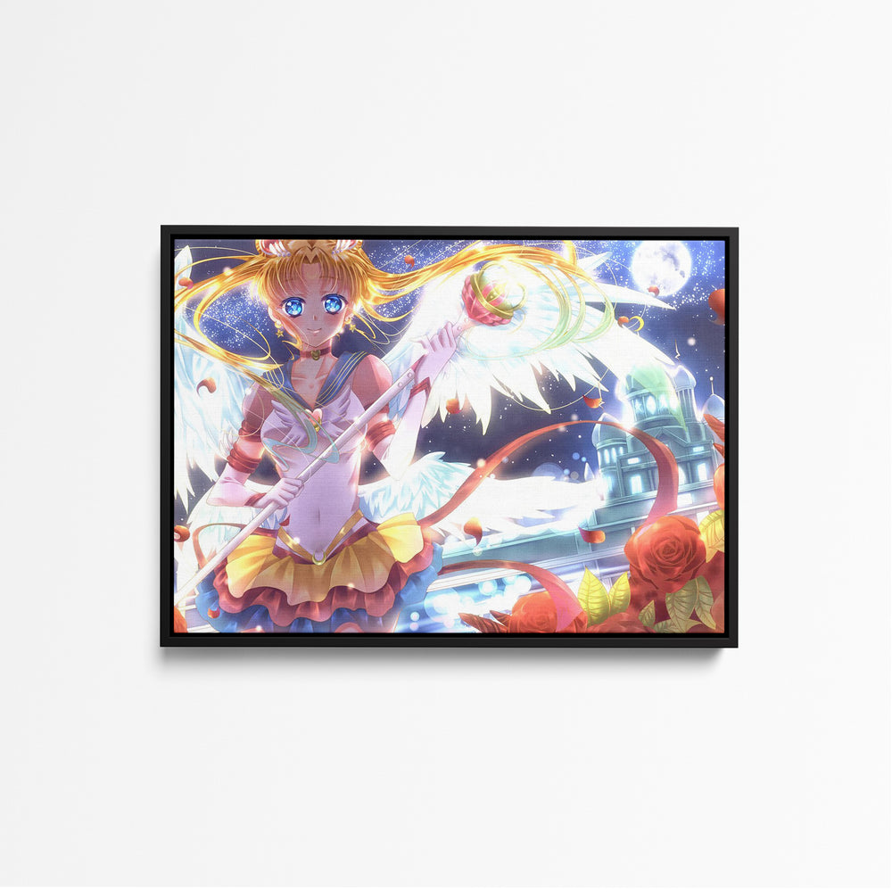 Tableau Sailor Moon Guerriere Ailee Lunaire