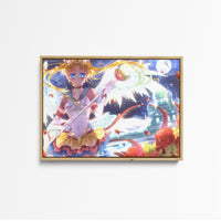 Tableau Sailor Moon Guerriere Ailee Lunaire