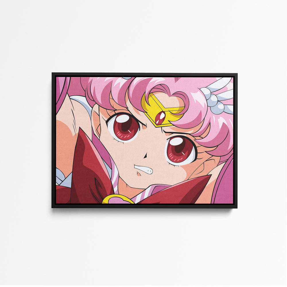 Tableau Sailor Moon Guerriere Determinee Roses