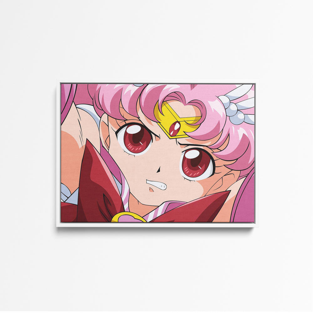 Tableau Sailor Moon Guerriere Determinee Roses