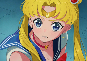 Tableau Sailor Moon Guerriere Preoccupee
