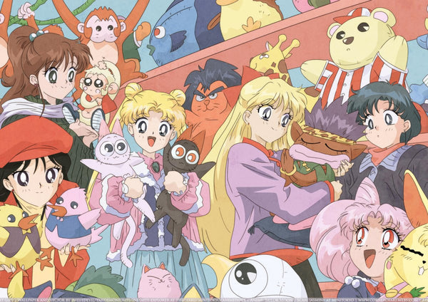Tableau Sailor Moon Personnages Et Peluches