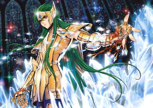 Tableau Saint Seiya Chevalier Glace Magique
