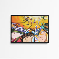 Tableau Saint Seiya Guerriers Etheres Epiques
