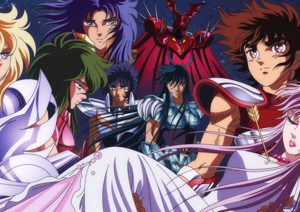Tableau Saint Seiya Guerriers Stellaires Uni