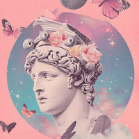 Tableau Fleurs Papillons