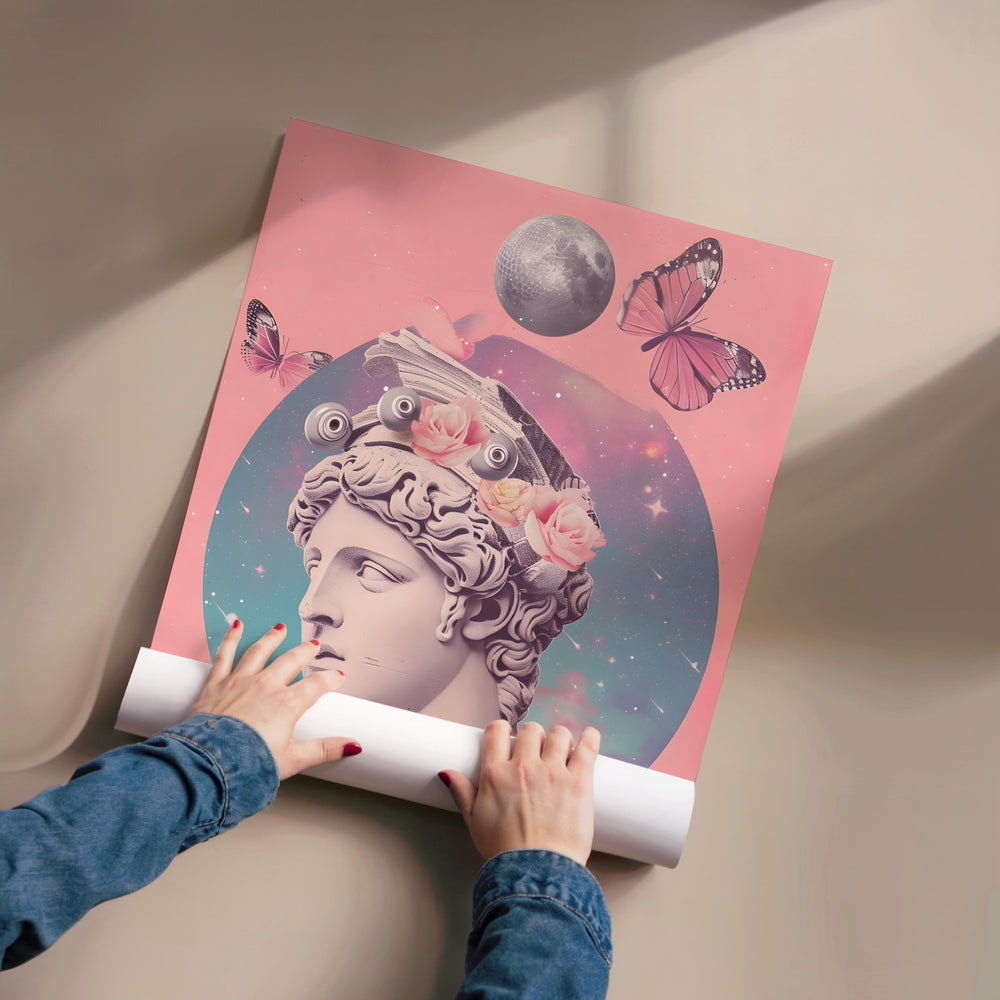 Tableau Fleurs Papillons