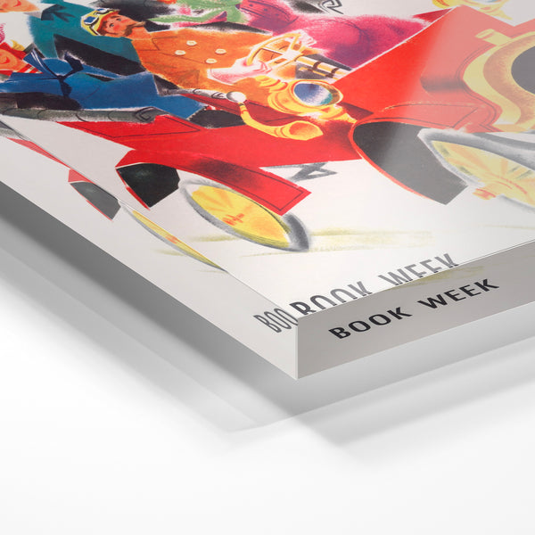 Hurray for Books ! Affiche vintage rétro — Verre acrylique