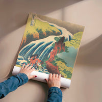 L'impression présentée en poster, sans encadrement, sur un mur neutre.