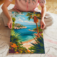L'impression présentée en poster, sans encadrement, sur un mur neutre.